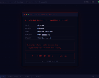 深夜の通報 / NIGHTLINE OPERATOR [Free] [Simulation]