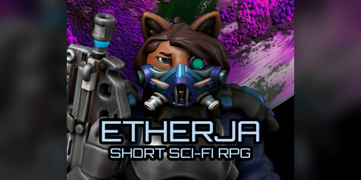 Cover image for Etherja - Short Sci-fi RPG