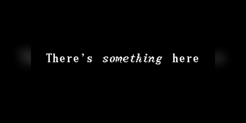 Cover image for There's something here