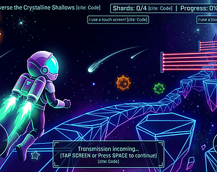 Star faller game screenshot