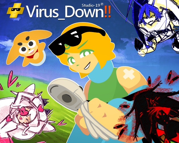 Cover image for VIRUS_DOWN!!