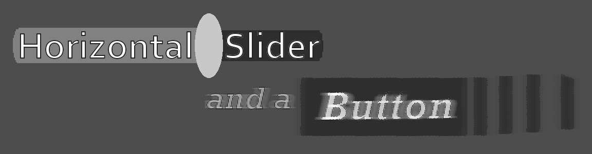 Horizontal Slider and a Button