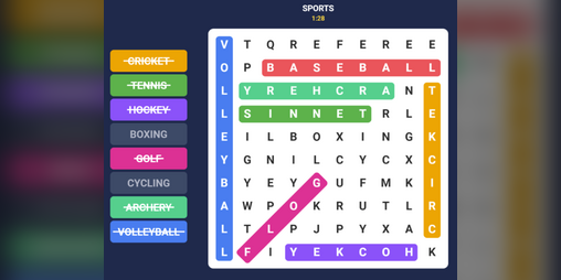 Cover image for Word Search (GDevelop Template)