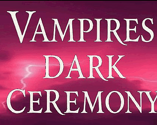 Vampires: Dark ceremony game screenshot