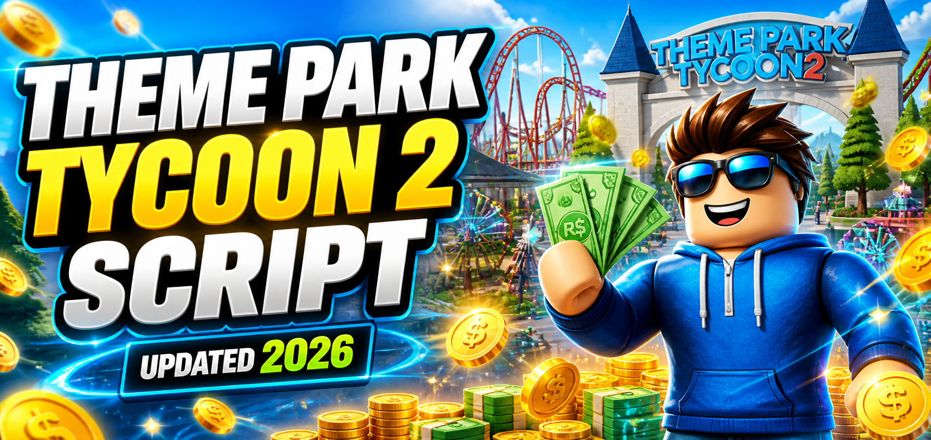 [2026] Theme Park Tycoon 2 Script | Infinite Money (No Key) - Theme ...