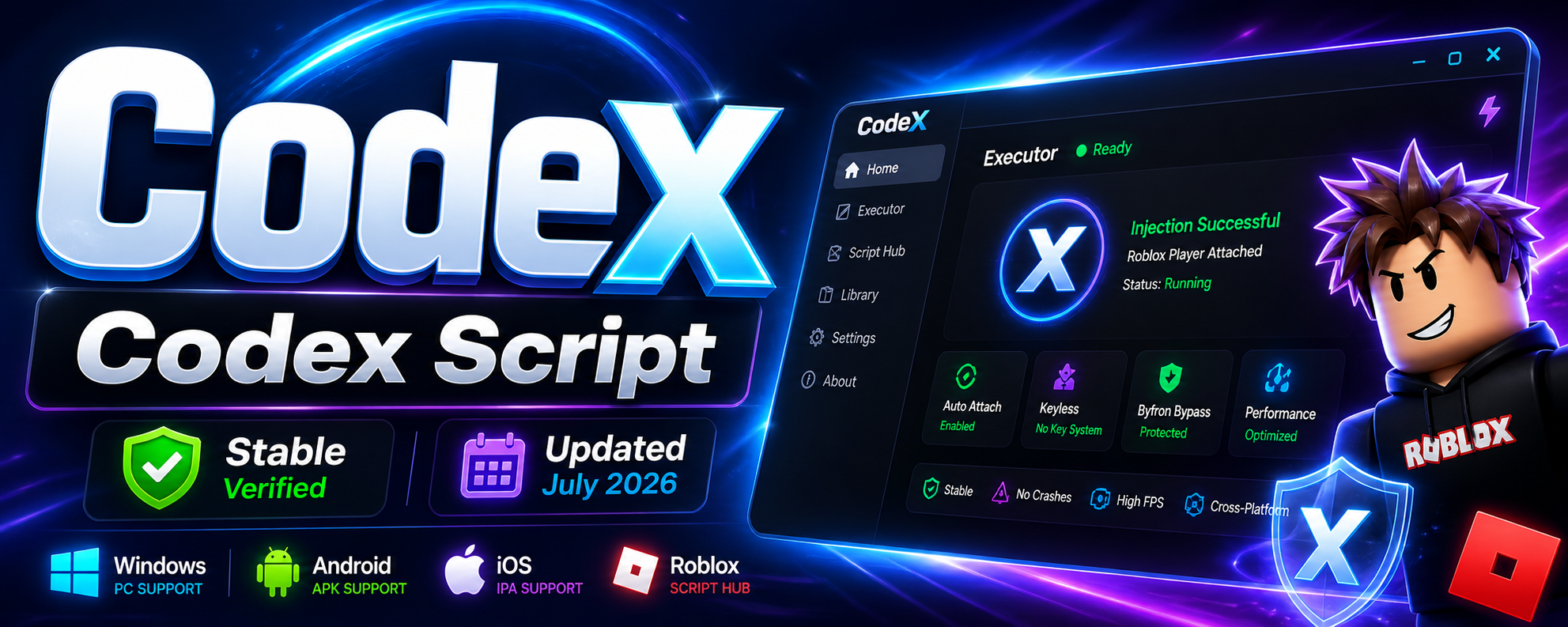 Codex Executor: Keyless Cross-Platform Script Hub
