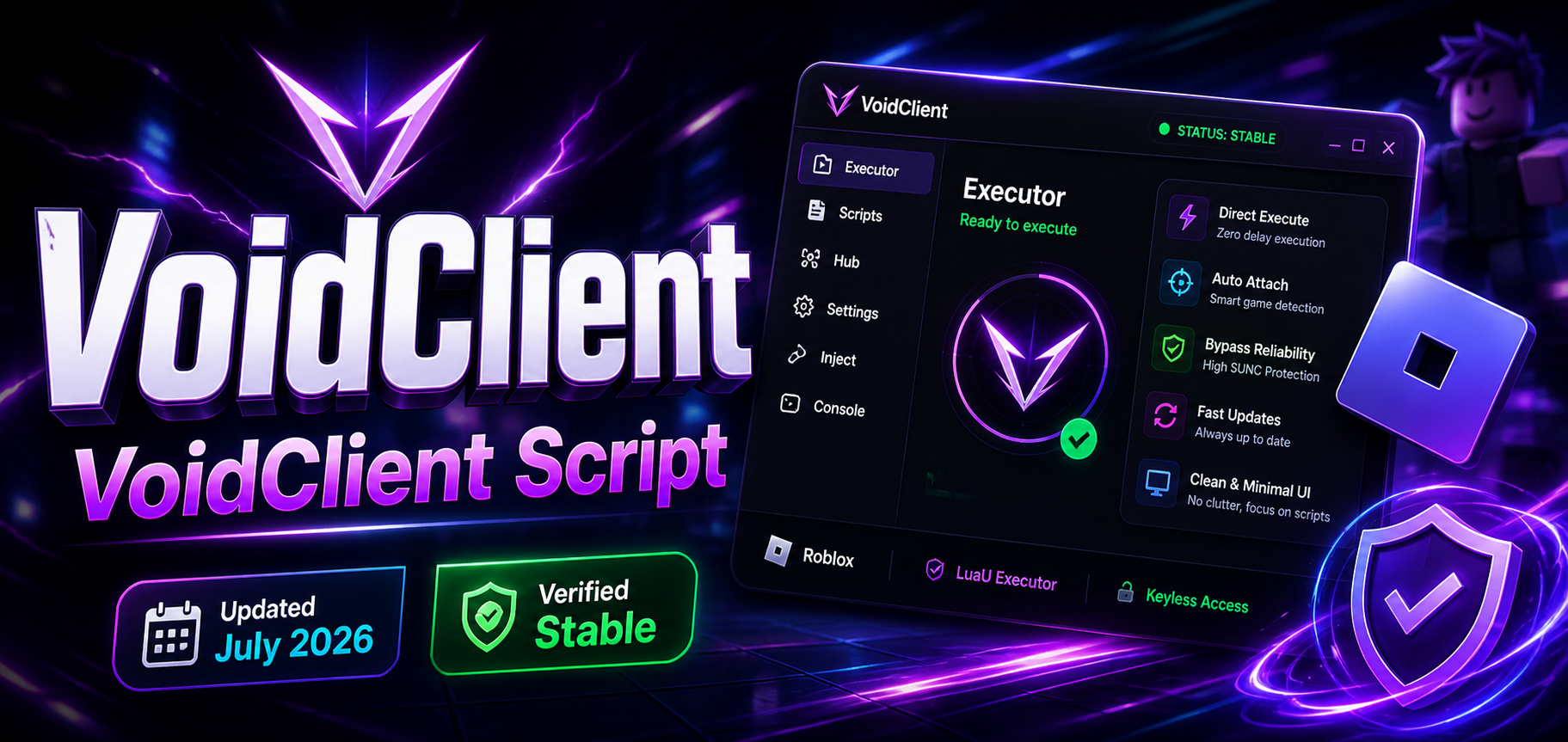 Download VoidClient Executor Free Keyless Build 2026 VoidClient B80faQ 
