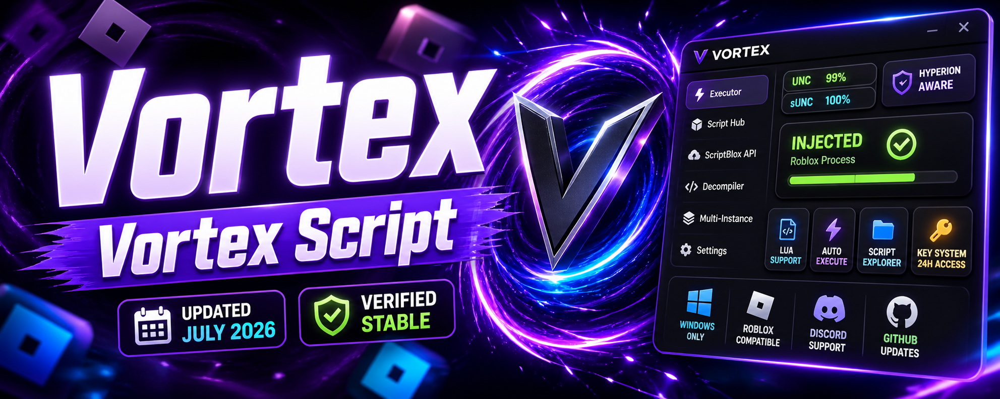 Vortex Executor Project | Stable Windows Lua Injector