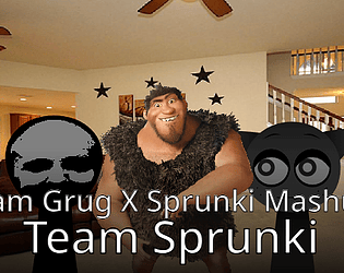 Team Sprunki (Team Grug x Sprunki Mashup) game screenshot