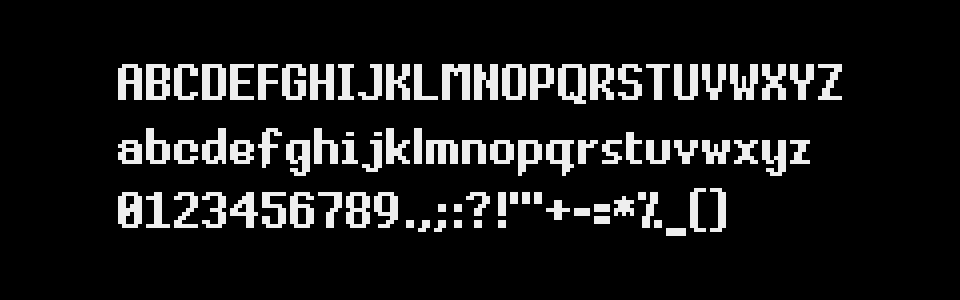 Pixel Font - EQUIPE