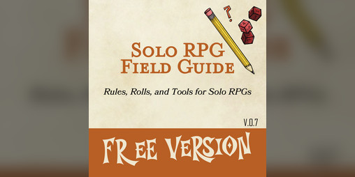 Cover image for SoloRPG Field Guide - Free Version