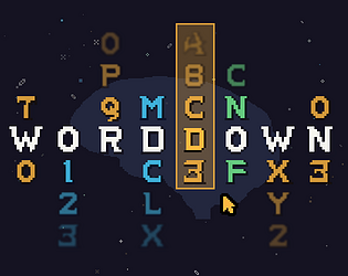 WORDDOWN game screenshot