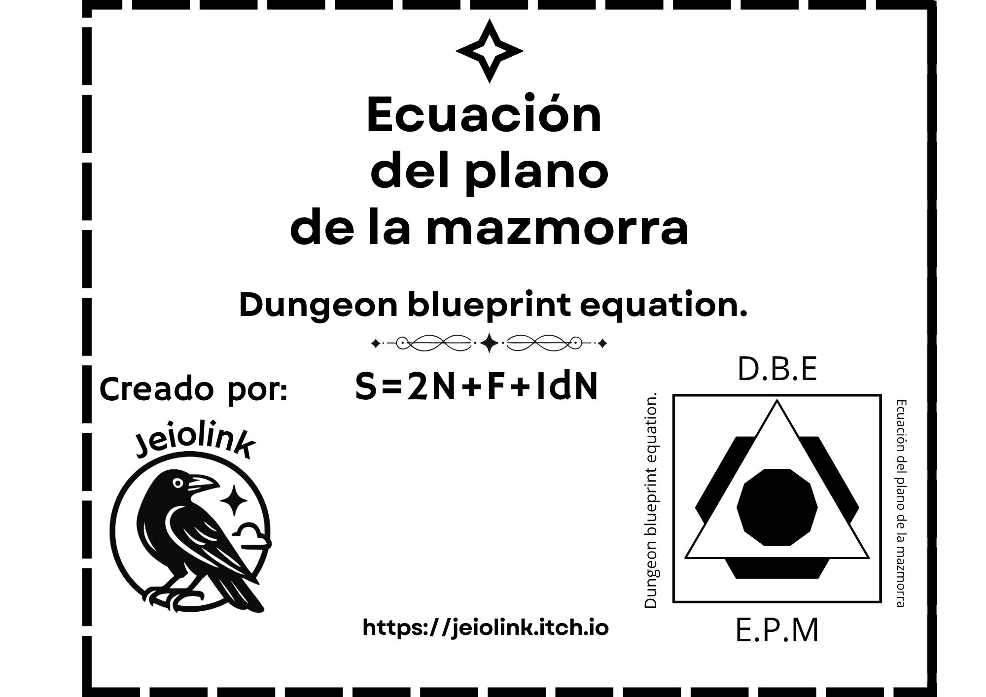 Cover image for Ecuación del plano de la mazmorra
