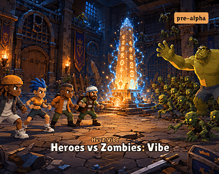 Heroes vs Zombies: Vibe game screenshot
