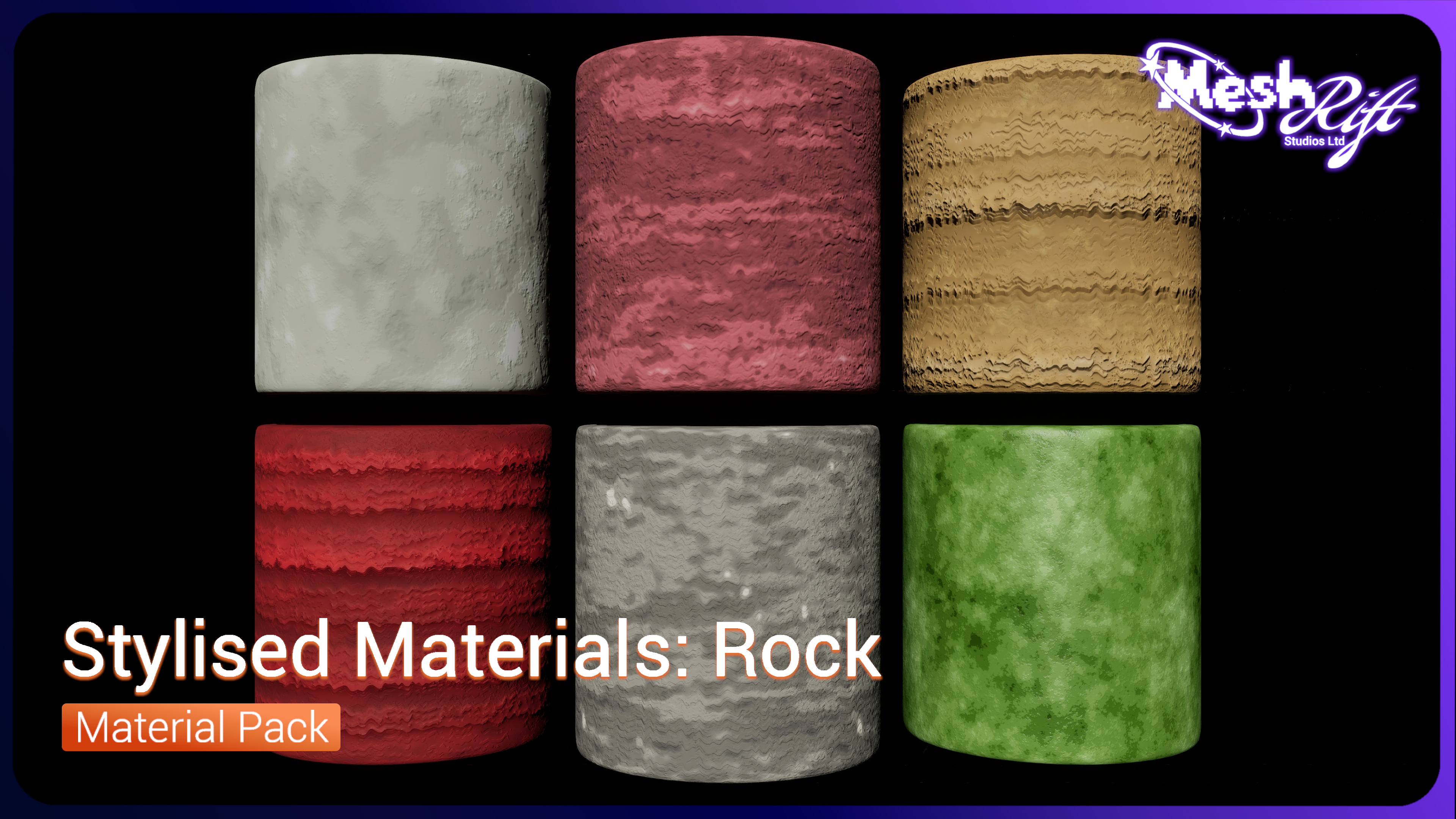 Stylised Materials: Rock Pack