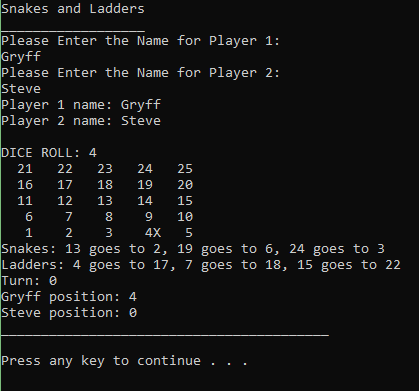 C++ Snakes & Ladders by It's Frogs