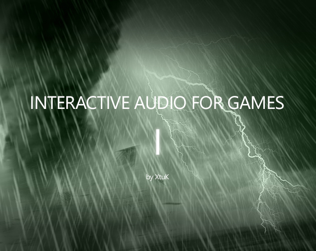 Interactive Audio For Games I By Hbsmusicnsound
