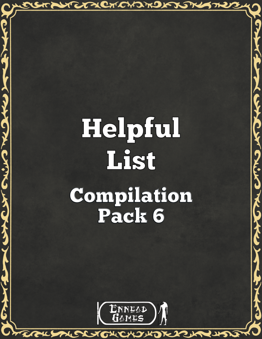 Helpful List Compilation Pack 6