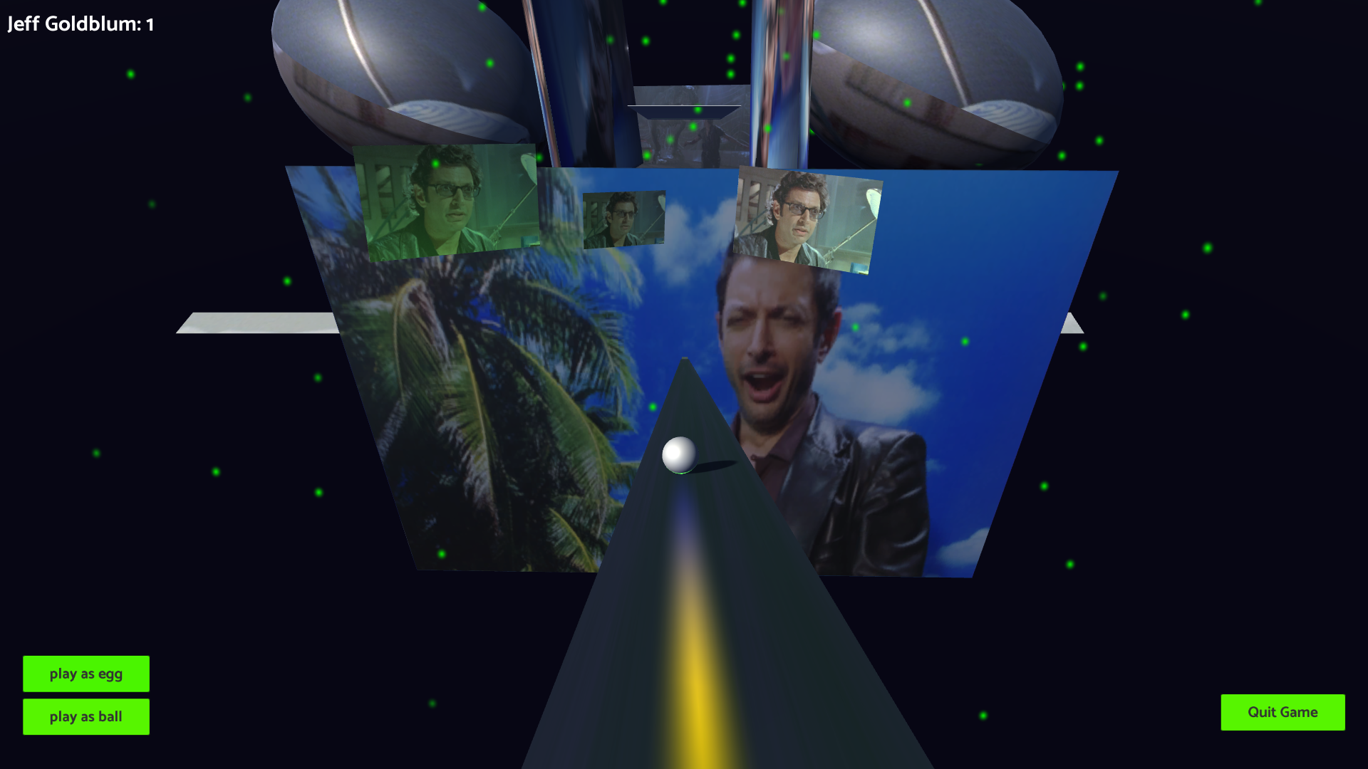 Unity Roll-a-Ball: Jeff Goldblum Edition by Fozz George