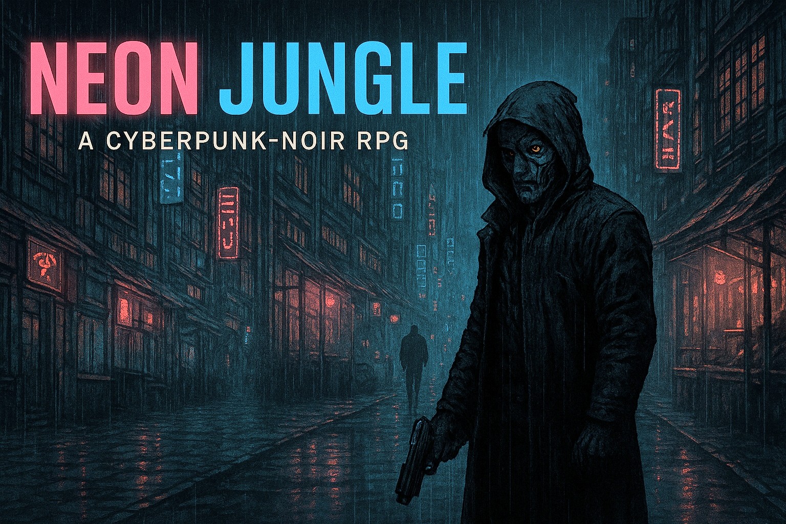 Cover image for NEON JUNGLE - A SOLO RPG EXPERIENCE