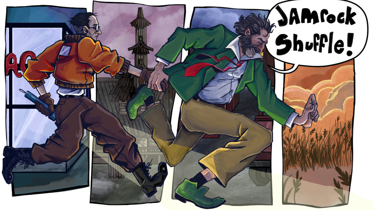 Jamrock Shuffle! A Waltz Across Martinaise {A Disco Elysium Fanzine}