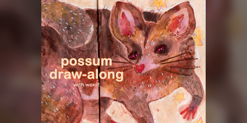 Cover image for possum draw-along