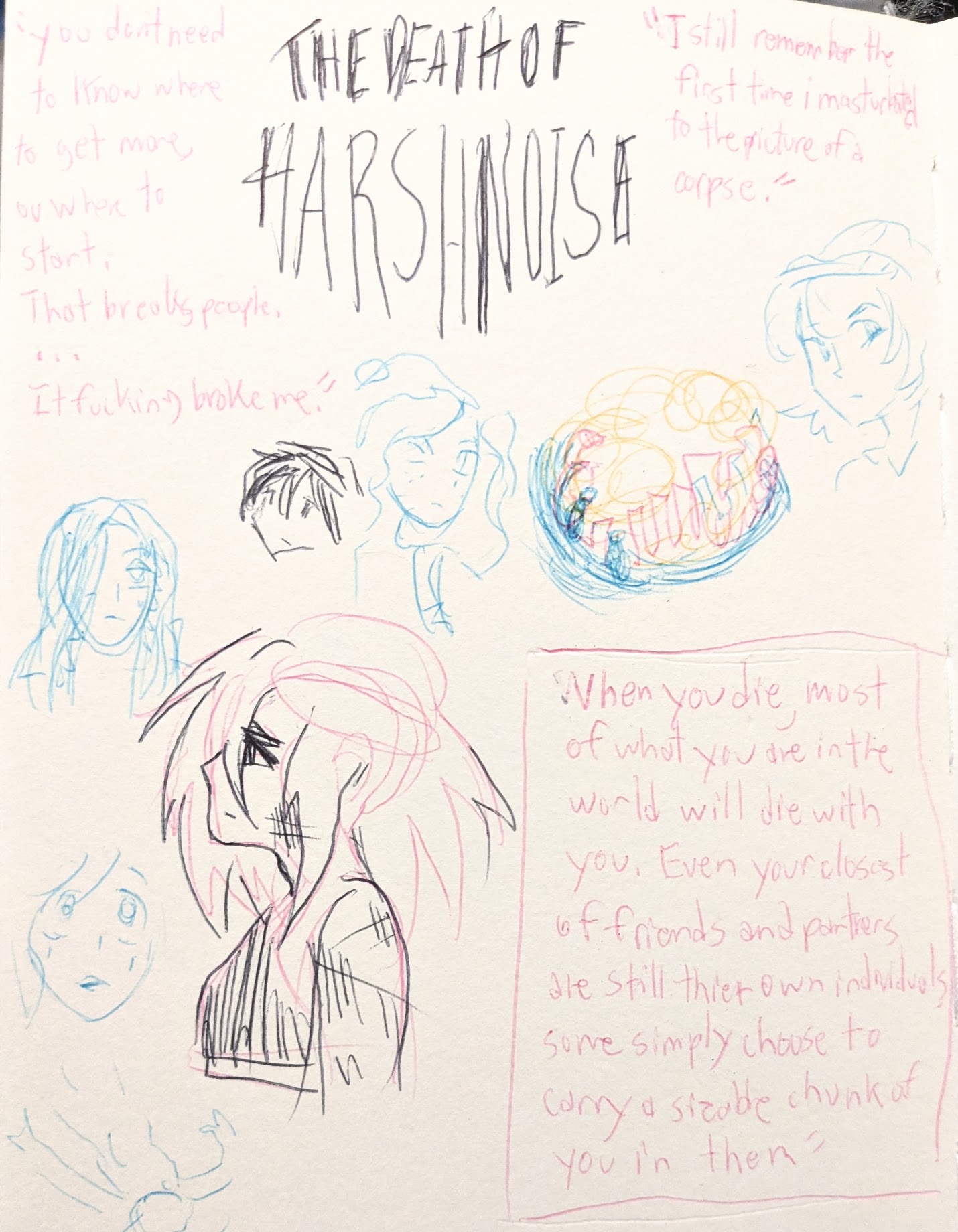 Sketches + notes Sketches + notes