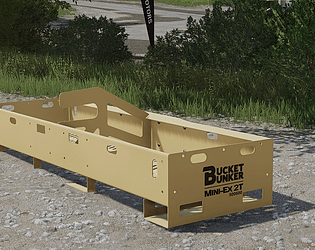 Bucket Bunker 2 Ton Mini Ex Holder FS22
