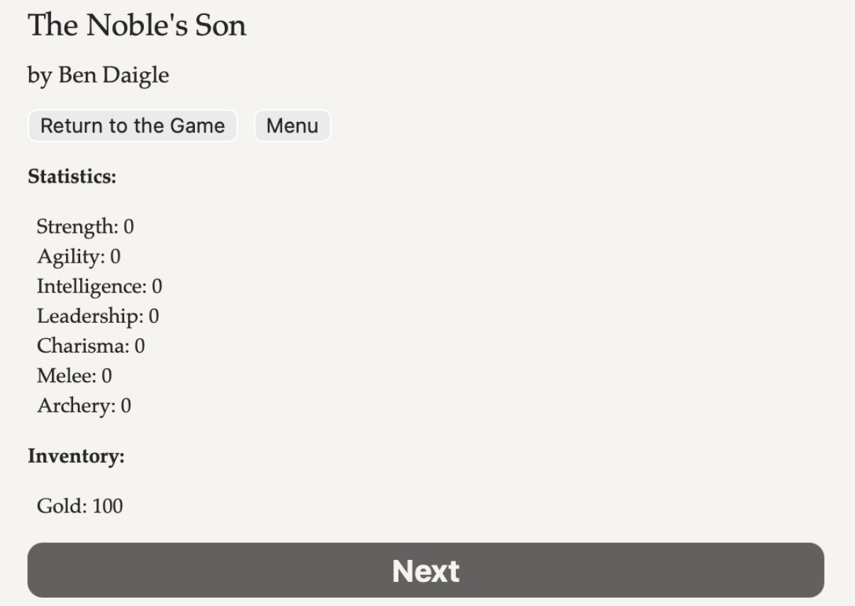 The Noble’s son
