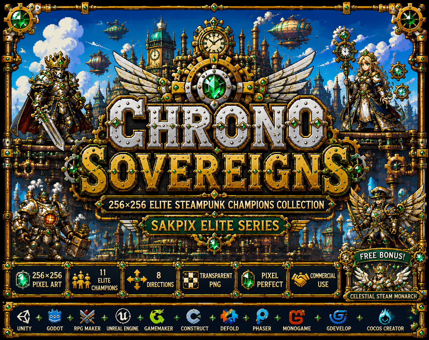 その他  SELANGOR STEAMPUNK CHRONO SOVEREIGNS — 256×256 Elite Steampunk Champions Collection