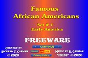 Famous African Americans - Set 1