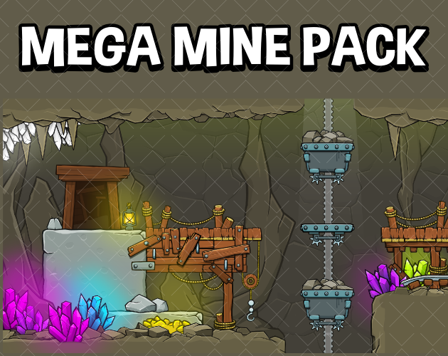 Mega mine pack by Robert Brooks - gamedeveloperstudio.com