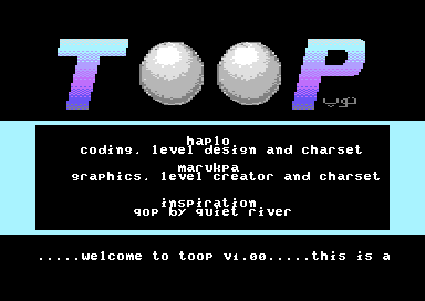 Cover image for Toop (C64 / 16 / Plus4, Atari ST)