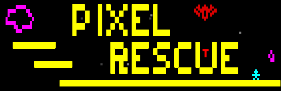 Pixel Rescue Flyer - Retro Cave Flyer incl. ZX Spectrum, LCD, Pixel theme.