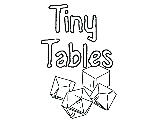 Cover image for Tiny Tables - A Base Oracle for TTRPGs