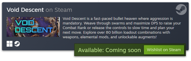 Void Descent on Steam Void Descent on Steam