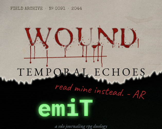 Cover image for Wound: Temporal Echoes + emiT