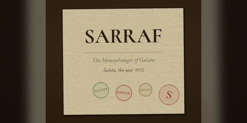 Cover image for SARRAF: The Moneychanger of Galata