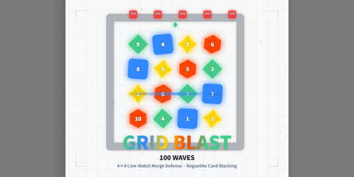 Cover image for GRID BLAST: 100 WAVES