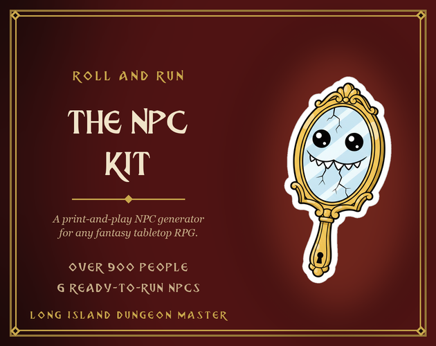 Roll and Run: The NPC Kit