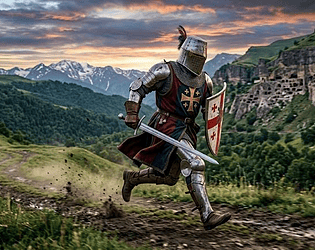 Running Knight game screenshot
