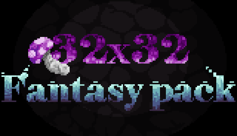 Fantasy themed asset pack. 32X32. 80+ sprites