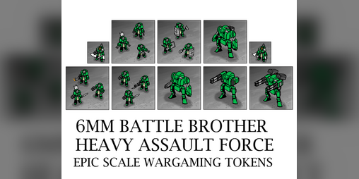 Cover image for PSOPR - 6mm Battle Brother Heavy Assault Force