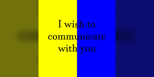 Cover image for I Wish to Communicate With You