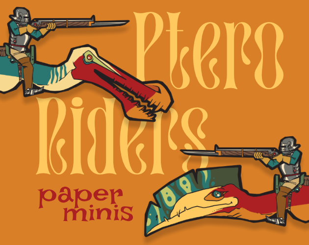 Cover image for Ptero Riders [Paper Minis]