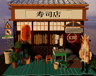 Mr. Shrimps Sushi Restaurant game screenshot