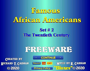 Famous African Americans - Set 2
