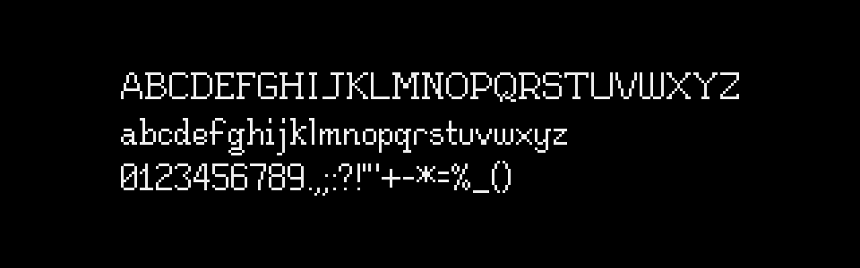 Pixel Font - DANDELION