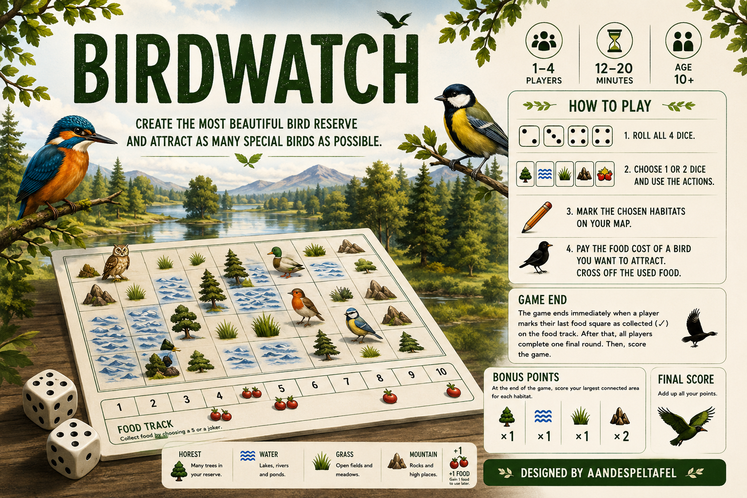 Birdwatch Roll & Write