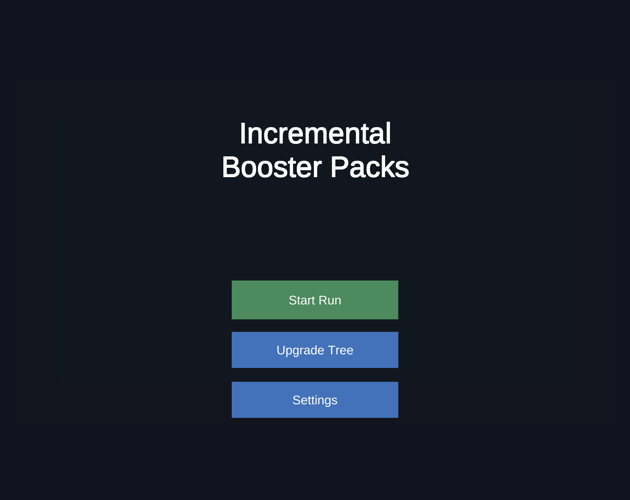 Cover image for Incremental Booster Packs